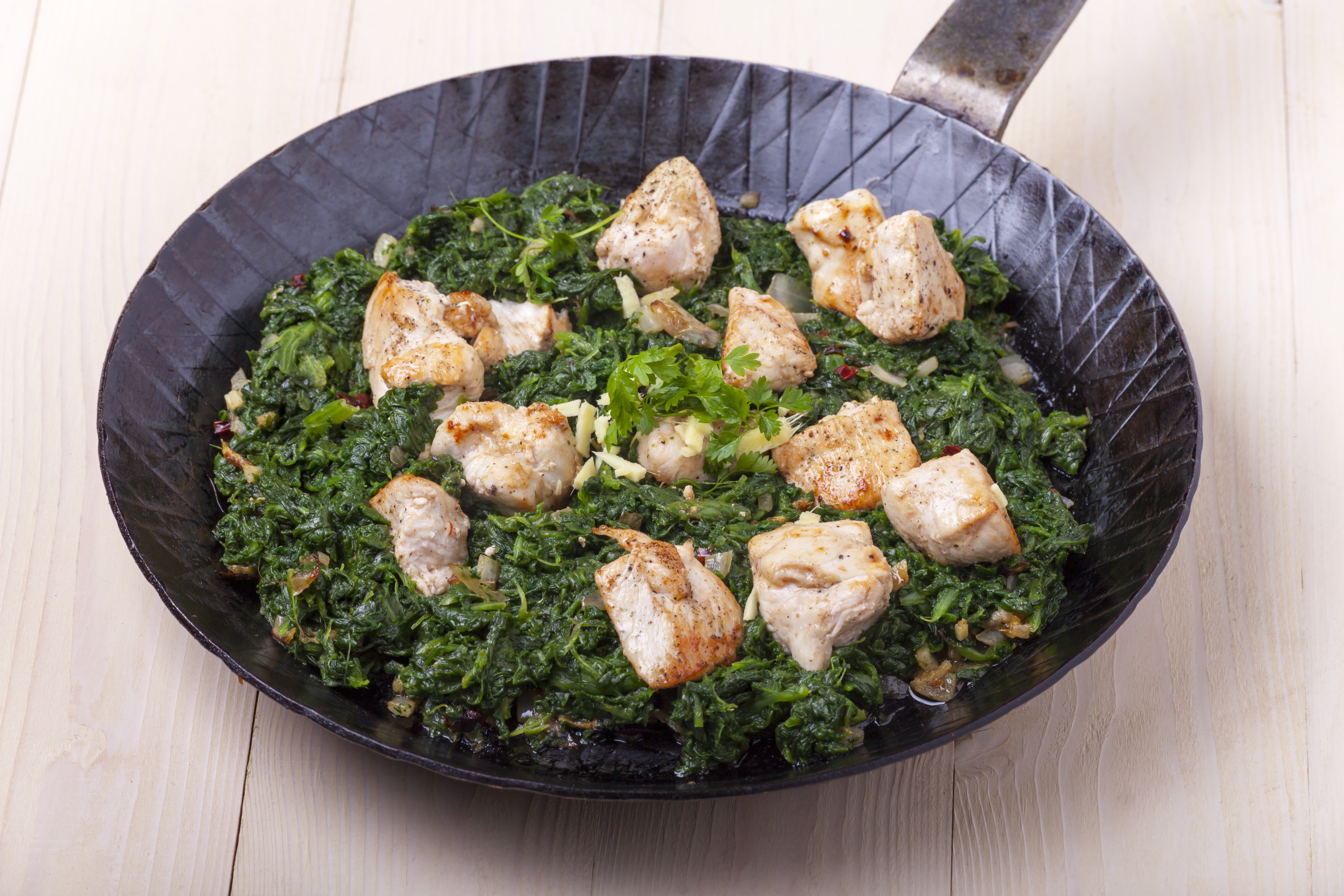 Palak Paneer Restaurant Kayani Fromage Indien Épinards